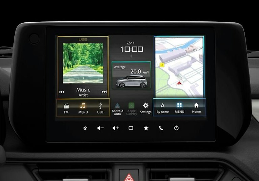 Suzuki Swift von innen Display