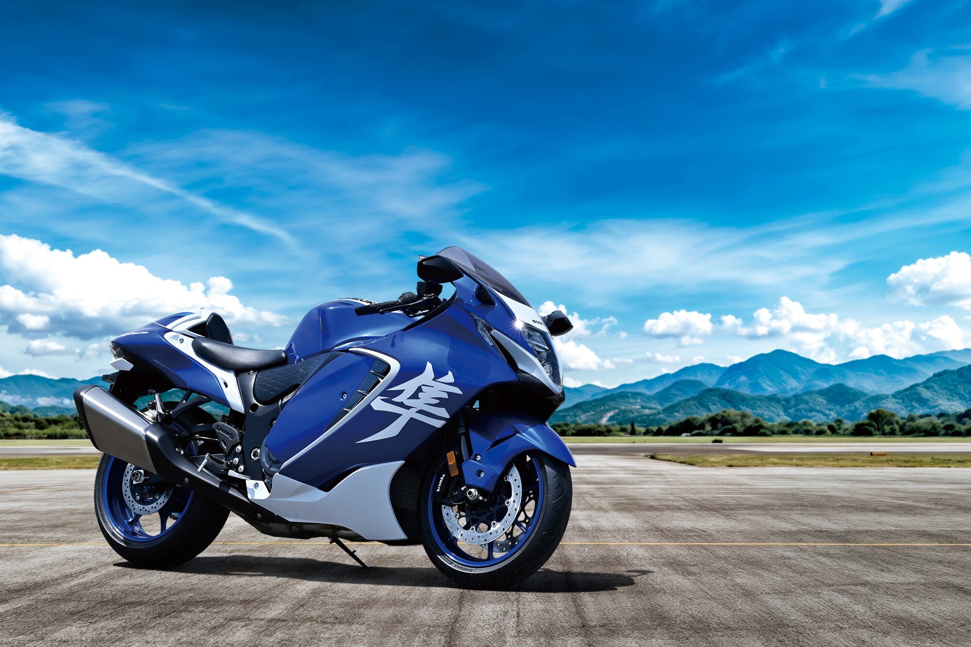 Suzuki Hayabusa in Fahrt