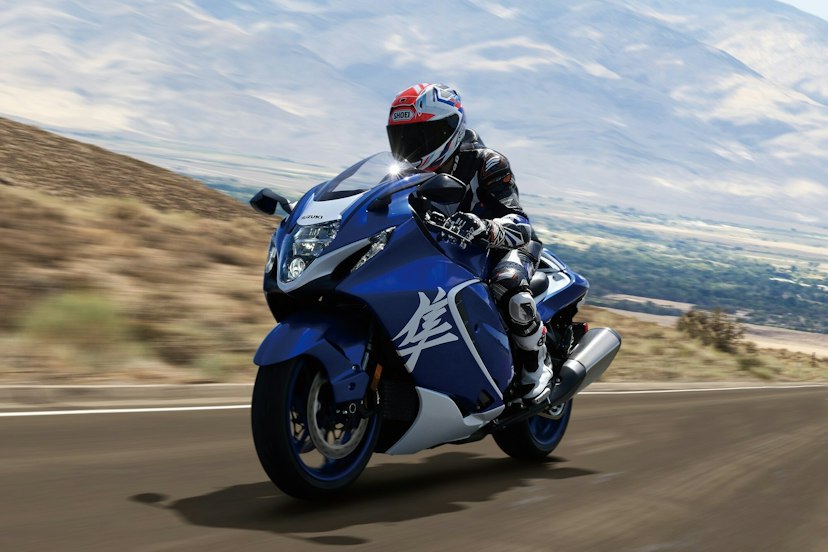 Suzuki Hayabusa in Fahrt