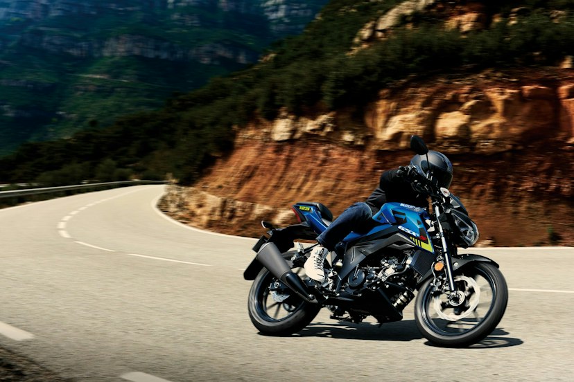Suzuki GSX-S125 in der Kurve